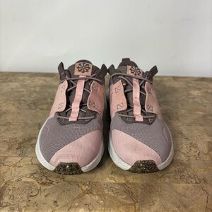 Nike Crater Impact Low Top Slip On Running Shoes Pink Youth Size 3Y